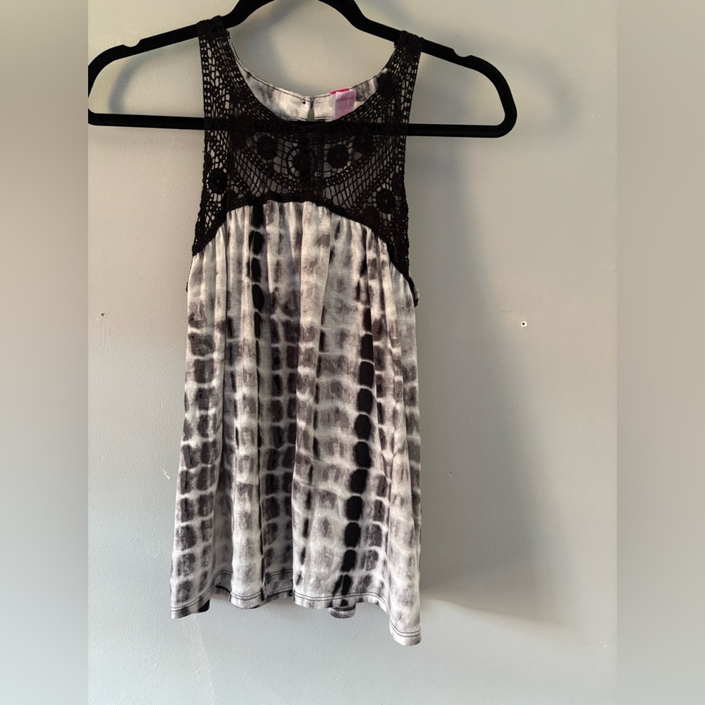 Stylish Black and Gray Women's Top